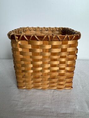 Handwoven wooden basket from PEI